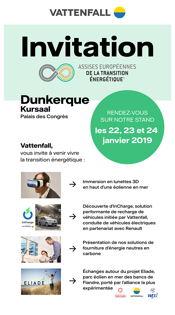 Invitation Vattenfall - Assises Européennes