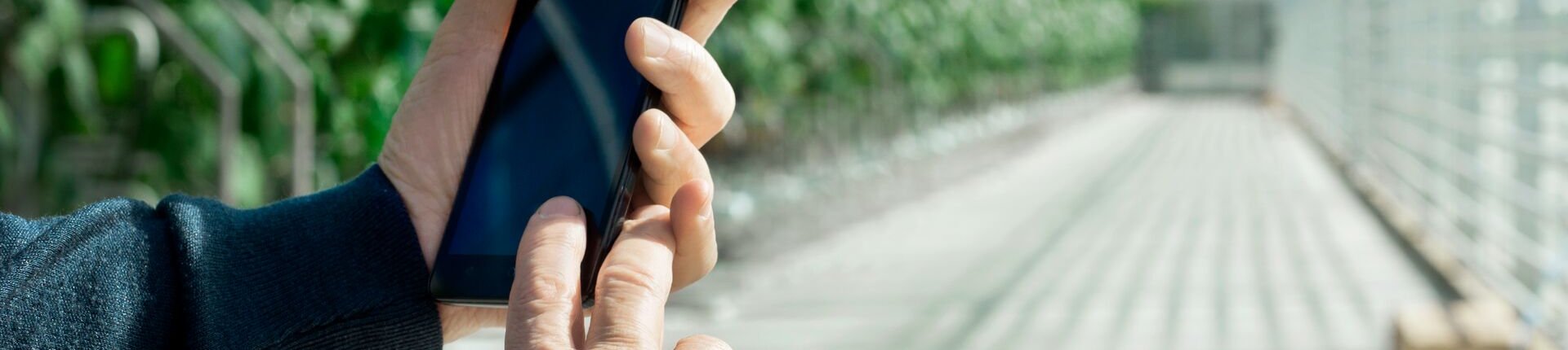 Application agriculture serre mobile