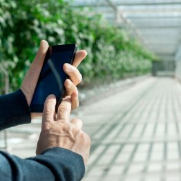 Application agriculture serre mobile