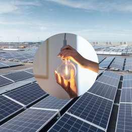 Panneaux solaire et ampoule