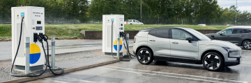 voiture qui charge vattenfall